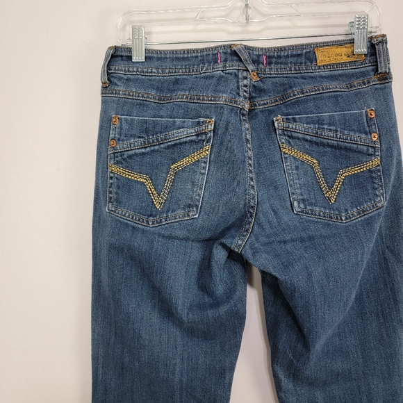 Volcom Modern Straight Low Rise Jeans Size 9 - Picture 10 of 15